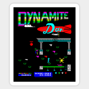 Mod.6 Arcade Dynamite Dan Video Game Sticker